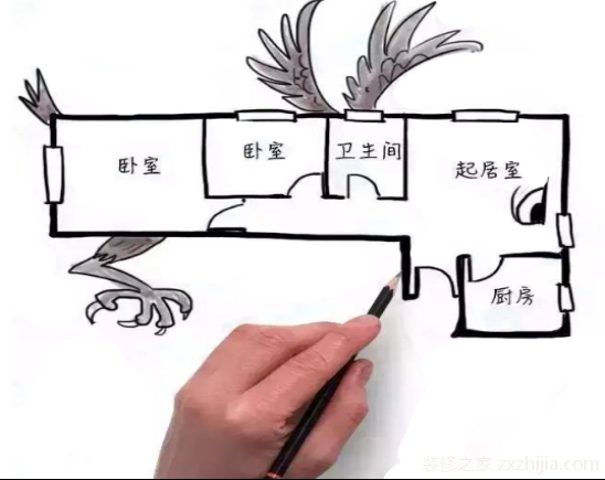 手枪户型
