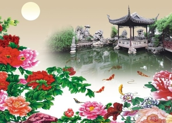 进门玄关风水画
