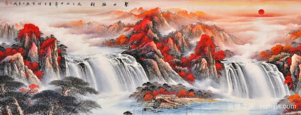 风水画招财