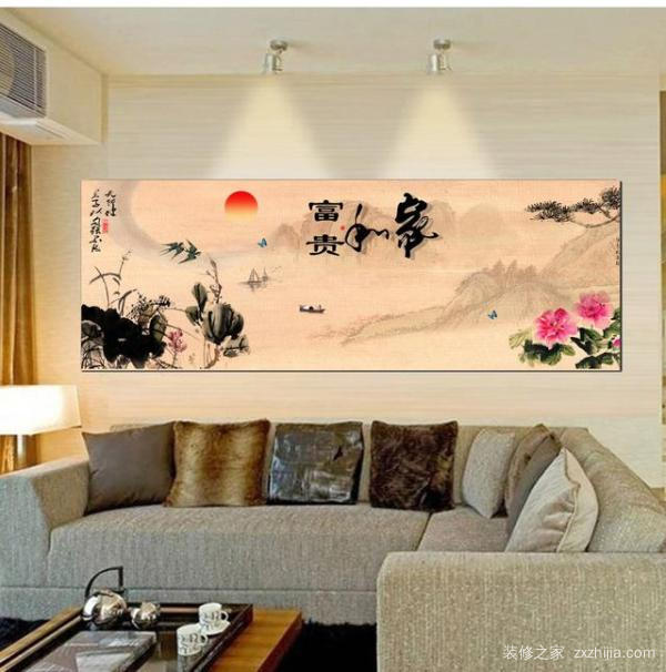 客厅挂什么画风水好运