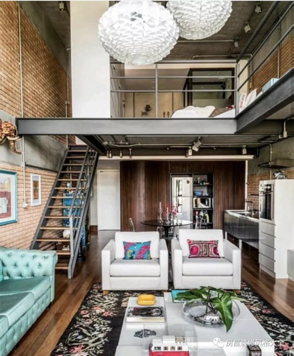 超豪华的loft公寓装修效果图欣赏,面积不大但很时尚