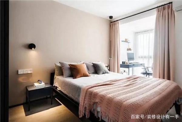44㎡小户型，独立衣帽间，三分离浴室+小书房，打造实用高级感