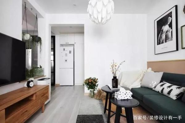 42㎡小户型装修，一室变两室，超高颜值很仙气，称重墙能如此设计