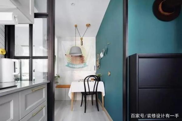 42㎡小户型装修，一室变两室，超高颜值很仙气，称重墙能如此设计