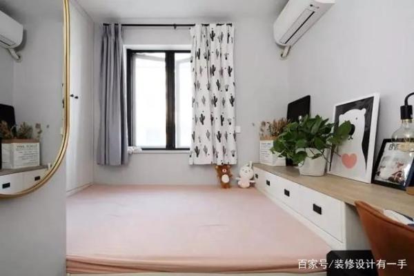 42㎡小户型装修，一室变两室，超高颜值很仙气，称重墙能如此设计