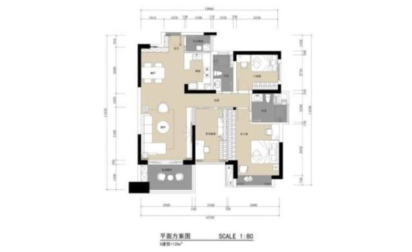 129㎡现代简约风装修，30万搞定，住着简直不要太舒服