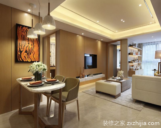 现代装修风格餐厅效果图