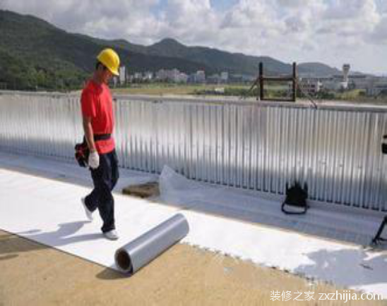 防水卷材施工