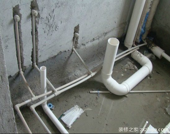 卫生间水管安装