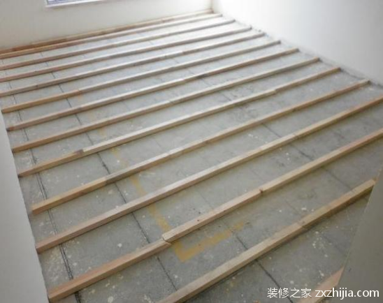 地板木龙骨安装验收