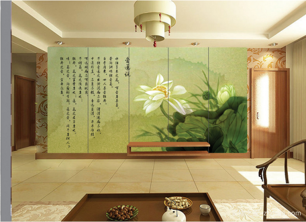 艺术玻璃背景墙