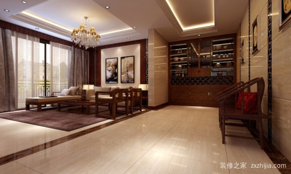 新中式别墅装修样板间