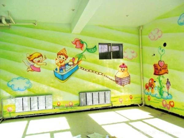 幼儿园教室装饰墙体画