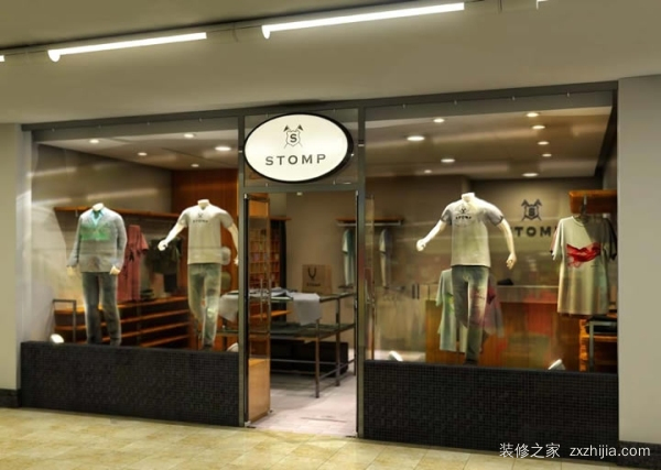 小服装店装修效果图