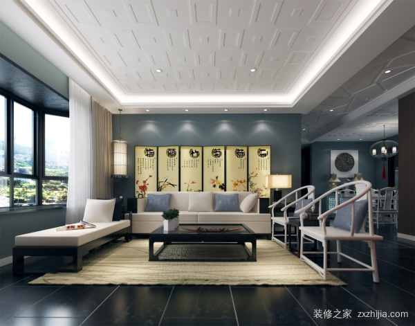 沙发背景墙效果图