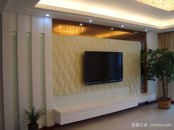 电视机背景墙效果图