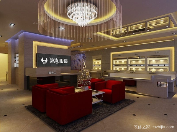 眼镜店装修效果图