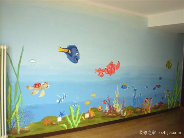 墙体彩绘怎么画