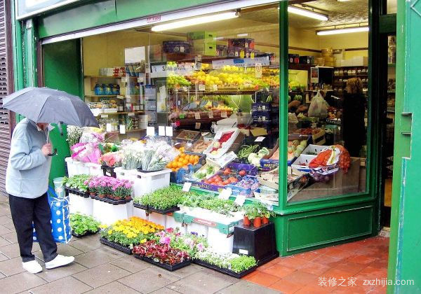 水果店装修效果图