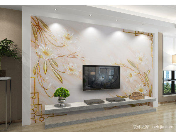 背景墙效果图