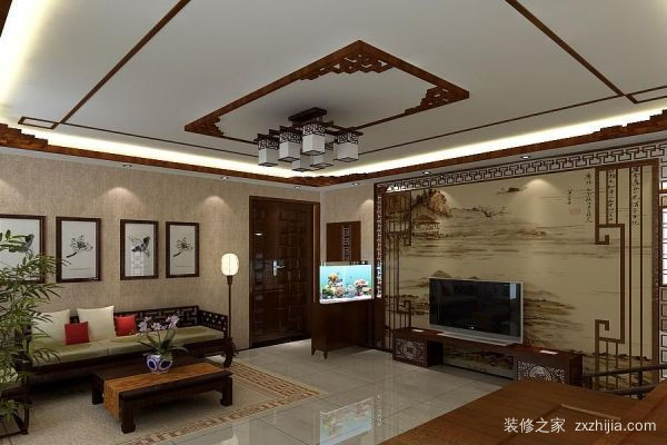 电视背景墙壁画