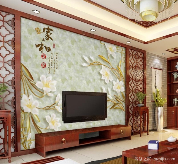 电视背景墙壁画