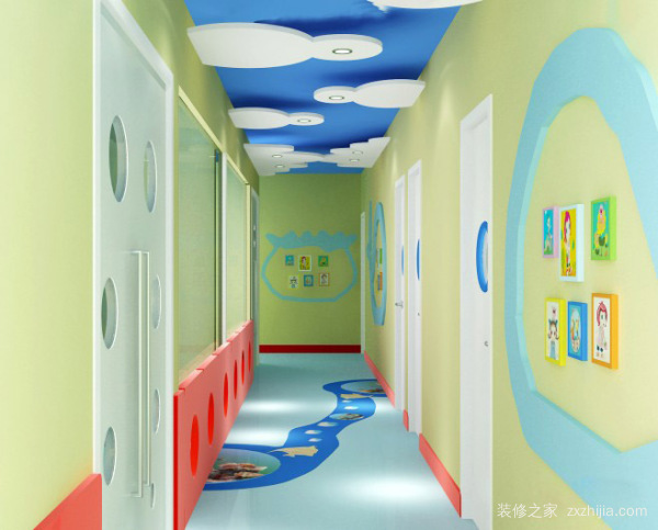 幼儿园走廊吊顶装饰