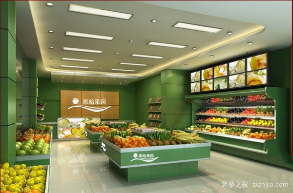 小型水果店装修