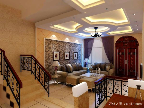 客厅吊顶效果图