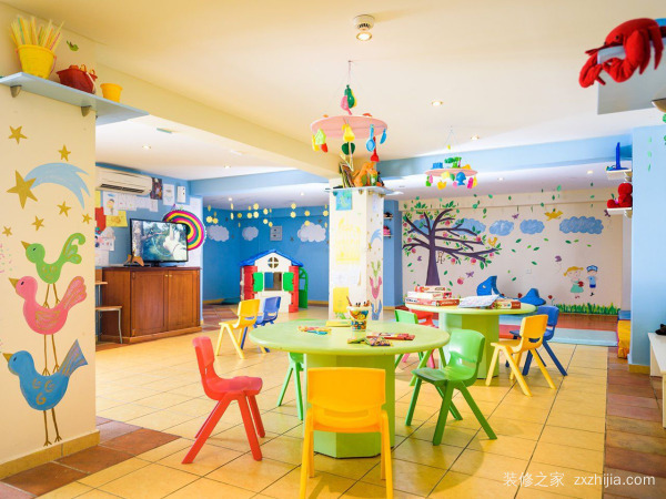 幼儿园教室装饰墙体画