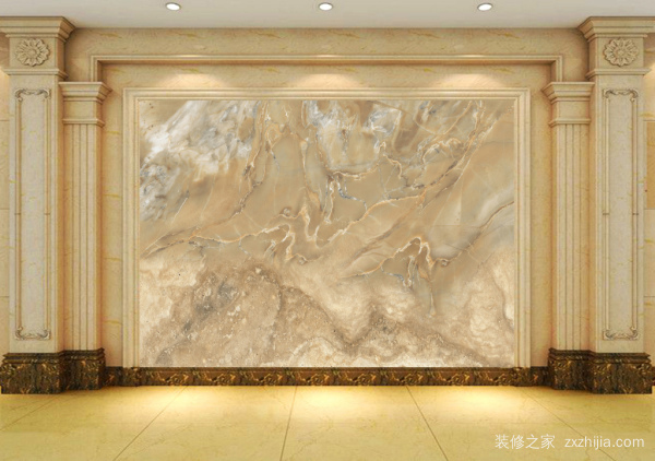 大理石背景墙