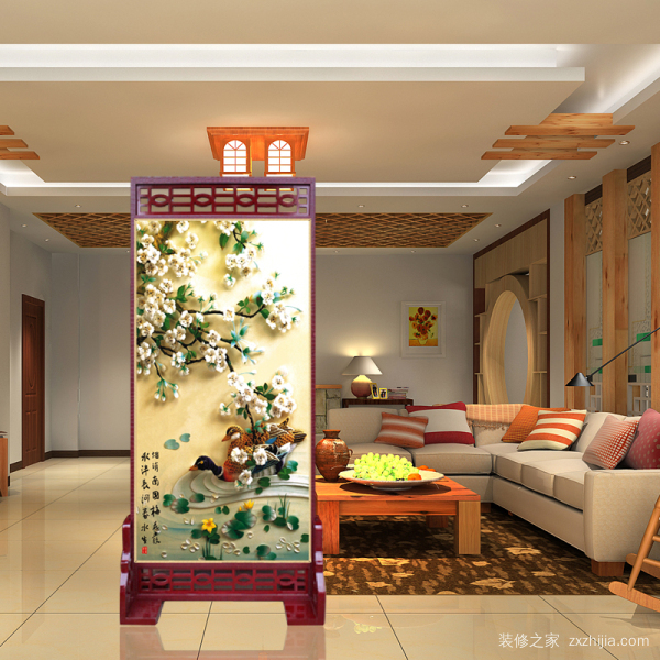客厅小屏风
