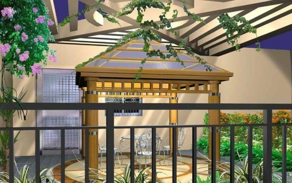 屋顶阳光房装修效果图