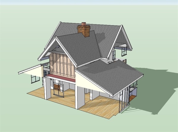 别墅模型设计