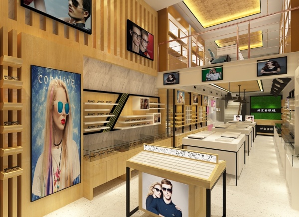 眼镜店装修效果图