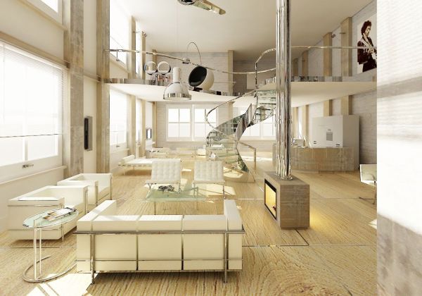 loft公寓装修效果图