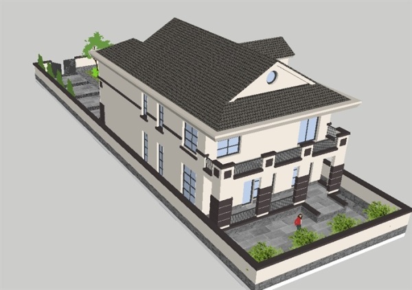 别墅建筑模型