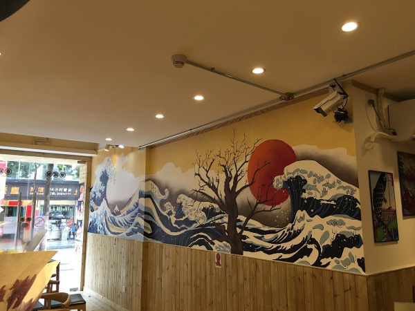 餐厅墙绘