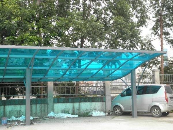 阳光板雨棚怎么搭建?